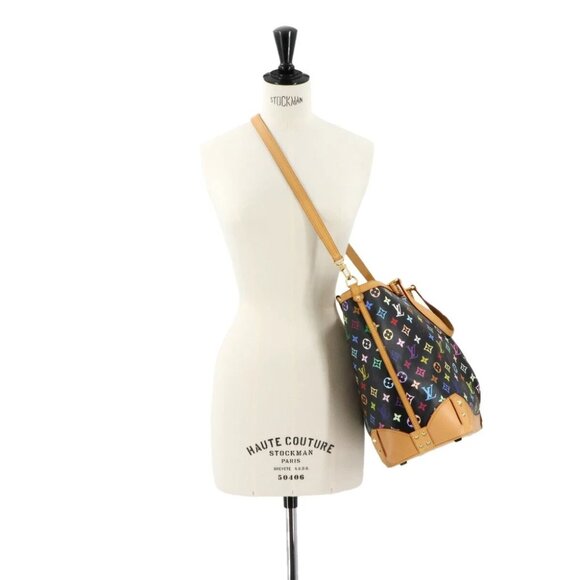 LOUIS VUITTON Monogram Multicolor Sharleen GM Tote Bag Noir M93215 90278709 - Picture 10 of 11